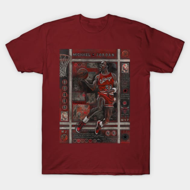 Michael Jordan T-Shirt by Raybomusic01